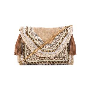 Leela Clutch in Natural SHASHI